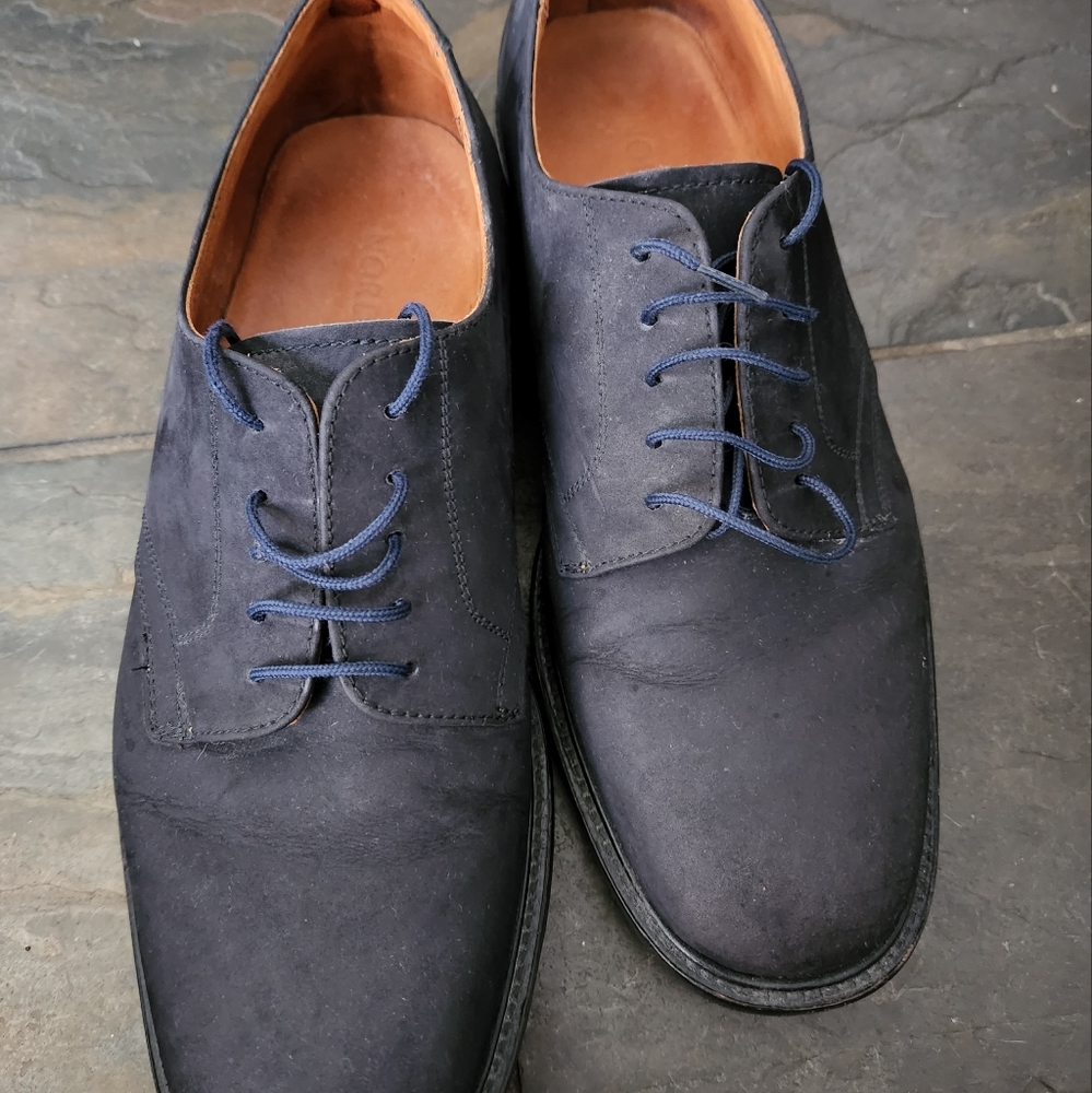 Suede Oxford shoes